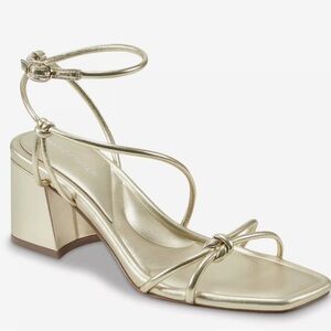 Marc Fisher Gurion Golden Sandal Women’s Size 10 NWOT